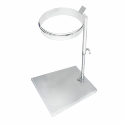 100489, Gulv affaldsstativ i rustfri stål fra Höcker – 120 liter