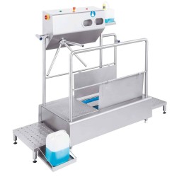 100580, Hygiejnesluse i rustfrit stål fra Höcker 