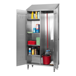 100720, Rengøringsskab fra Höcker i rustfrit stål