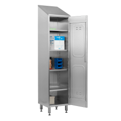 100721, Multifunktionel skab i rustfrit stål 