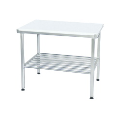 100791, Arbejdsbord i rustfrit stål med skæreplade