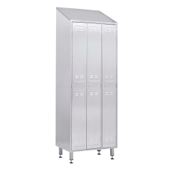 108449, Garderobeskab LS i rustfrit stål 