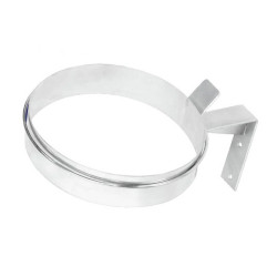 100666, Væghængt affaldsstativ i rustfri stål fra Höcker – 120 liter